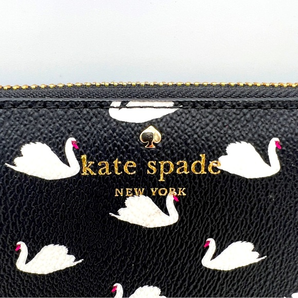 KATE SPADE Hawthorn Lane Swans Lacey Wallet - PWRU5136 - Picture 2 of 7